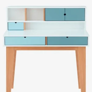 boutique Bureau Enfant LIGNE OSLO Blanc/bleu/bois – Vertbaudet 14