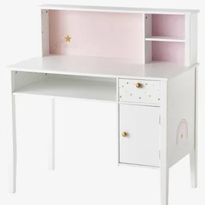 Satisfait ou Remboursé Bureau Enfant MAKE A WISH Blanc Clair Uni Avec Decor – Vertbaudet 10