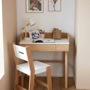 Bureau Enfant Vintage Blanc – Vertbaudet de garantie authentique 14