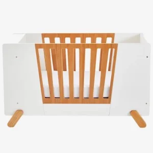 Top ventes Lit Bébé Avec Barrière Amovible + Rangement Bibliothèque LIGNE PIROUETTE Blanc – Vertbaudet 16