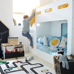 pas cher Lits Superposés Bas LIGNE FUJI Blanc – Vertbaudet 14