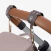 Nouvelle Collection Lot De 2 Attaches Poussette Lässig Avec Mousqueton Anthracite – Lassig 7