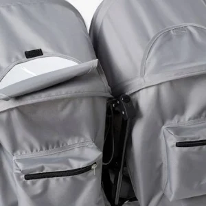 meilleur cadeau Poussette-canne Double Vertbaudet CityA2 Gris Clair – Vertbaudet 15
